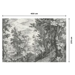 Papier peint panoramique XL FANCY FOREST 400 x 270 cm - 4MURS