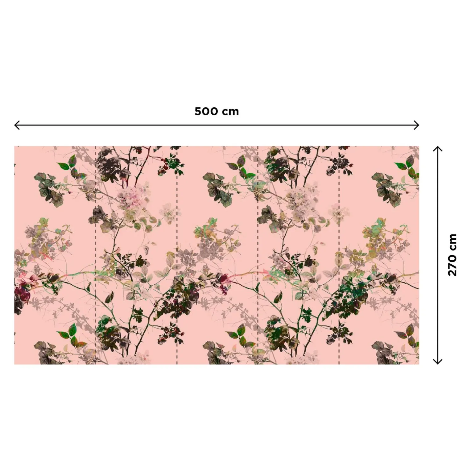 Papier peint panoramique XXL FLOWERFULL 500 x 270 cm - 4MURS