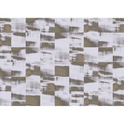 Papier peint panoramique XL PATCHY 400 x 270 cm taupe - 4MURS