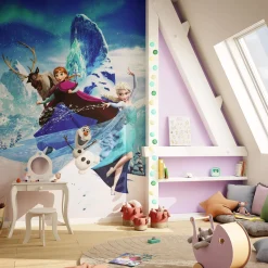 Papier peint panoramique L LA REINE DES NEIGES 200 x 280 cm - 4MURS