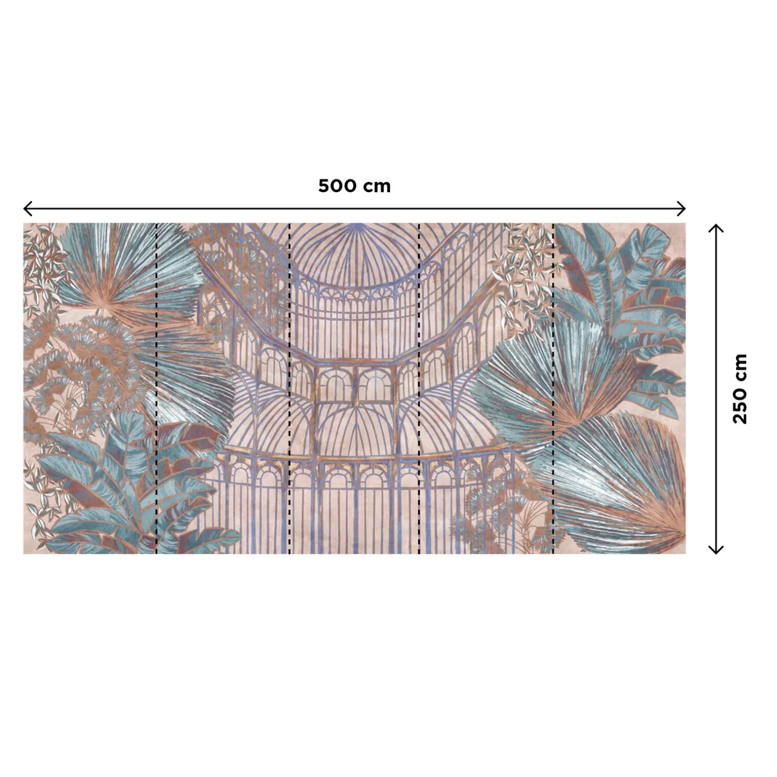 Papier peint panoramique XXL ELYSA 500 x 250 cm - 4MURS
