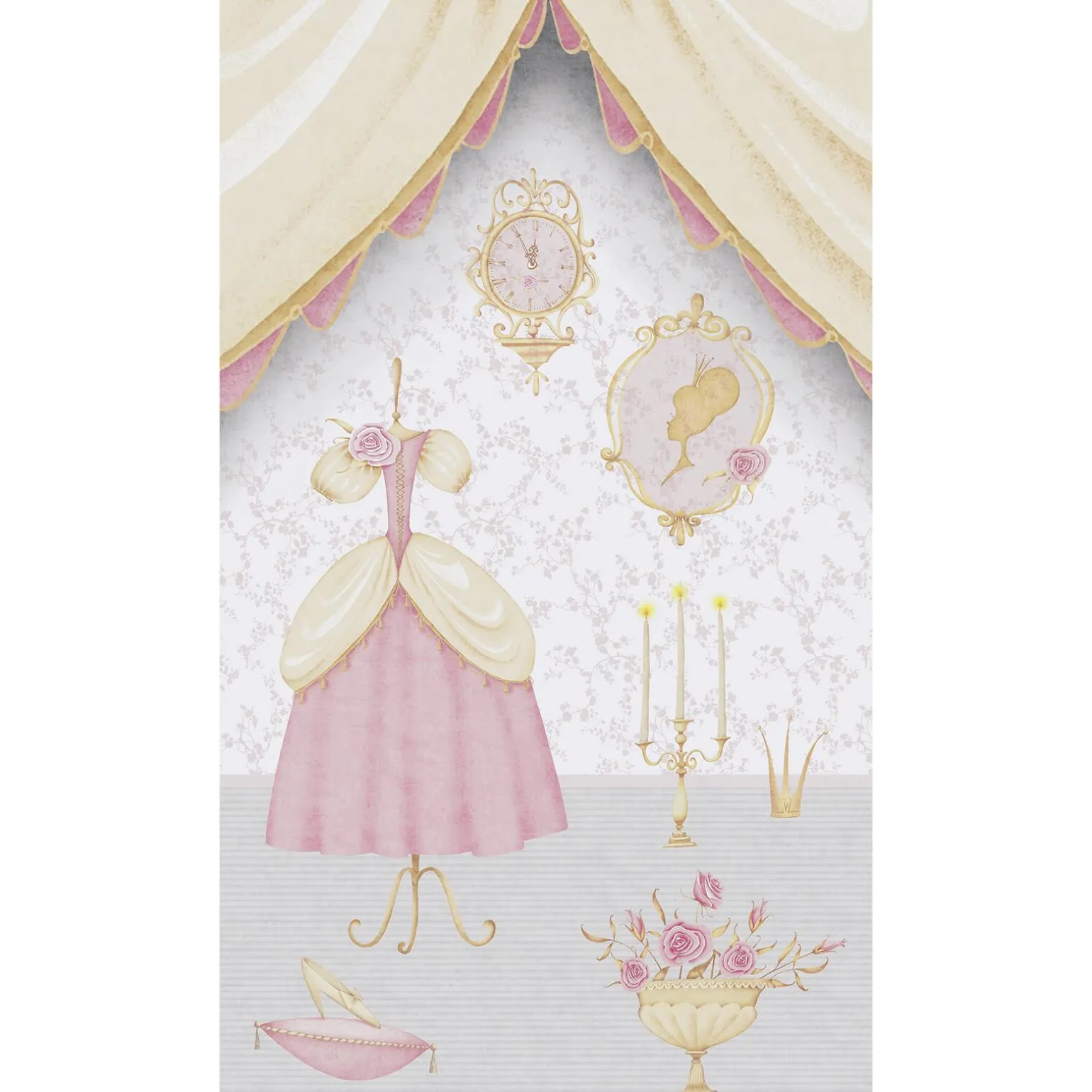 Papier peint panoramique L PRINCESSE ROSALY 159 x 280 cm - 4MURS