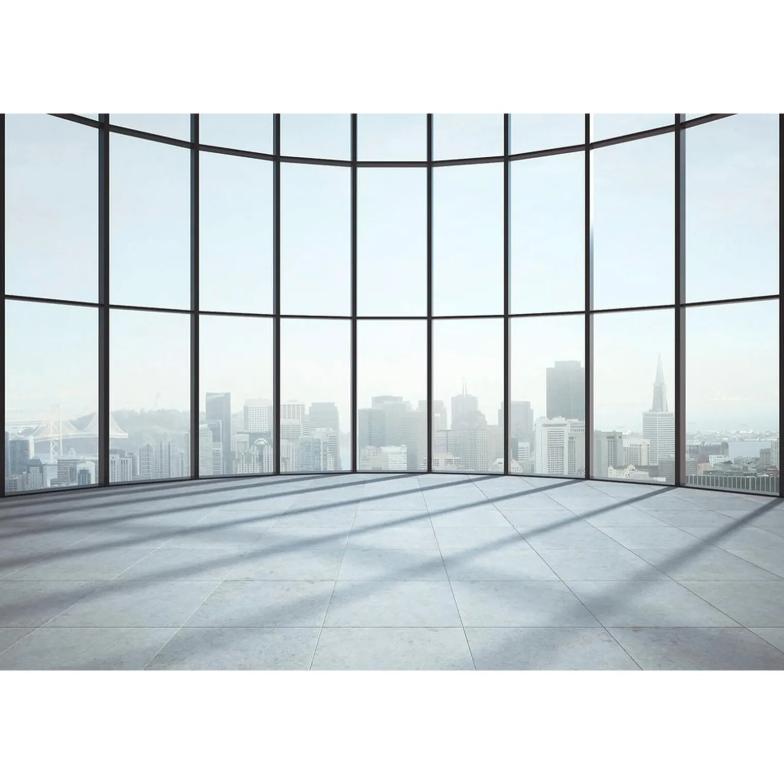 Papier peint panoramique XL CITY VIEW 400 x 270 cm bleu ciel - 4MURS
