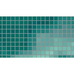 Papier peint panoramique XL MOSAICO 400 x 270 cm vert bouteille