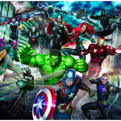 Papier peint panoramique XL MARVEL AVENGERS 300 x 280 cm - 4MURS