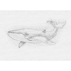 Papier peint panoramique XL WALLY 400 x 270 cm blanc - 4MURS