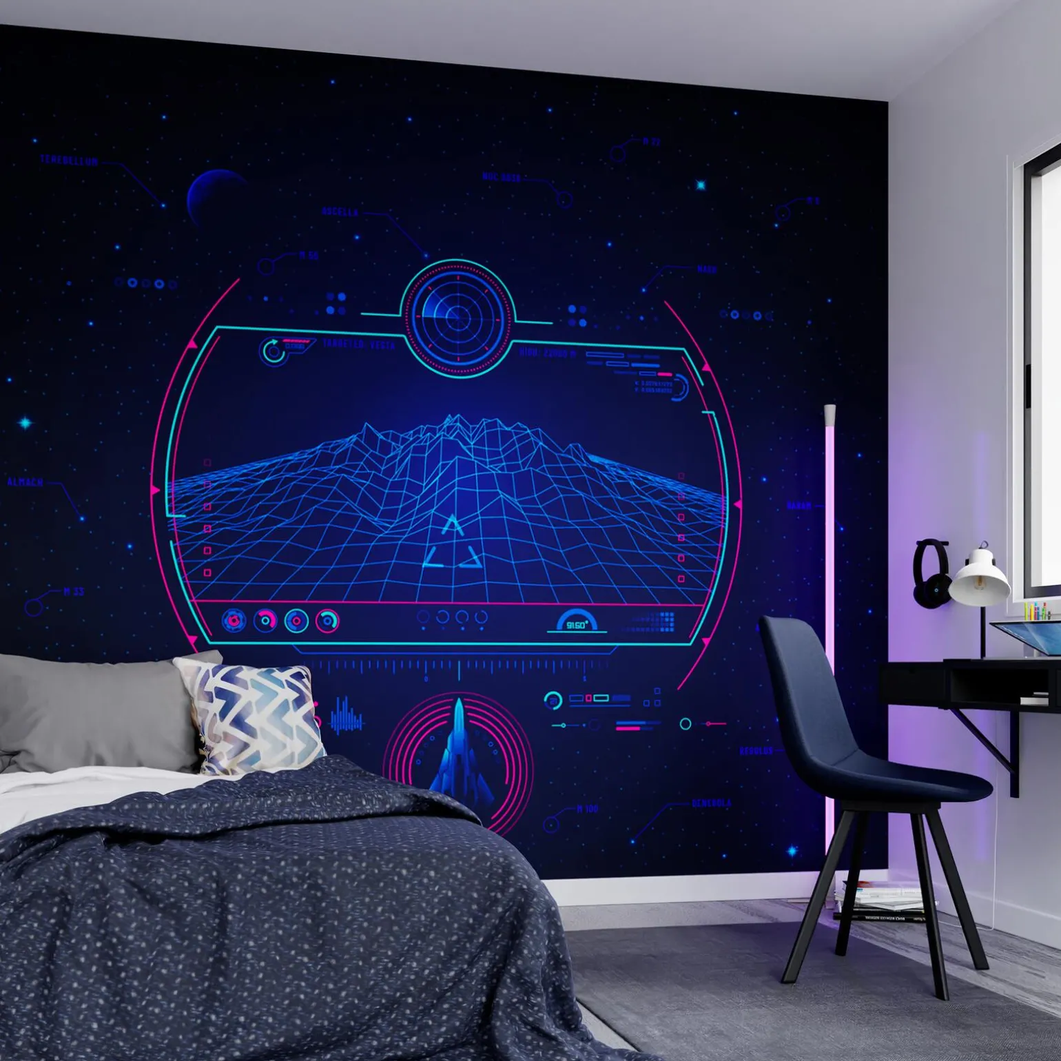 Papier peint panoramique XL SPACE ODYSSEY 300 x 270 cm - 4MURS
