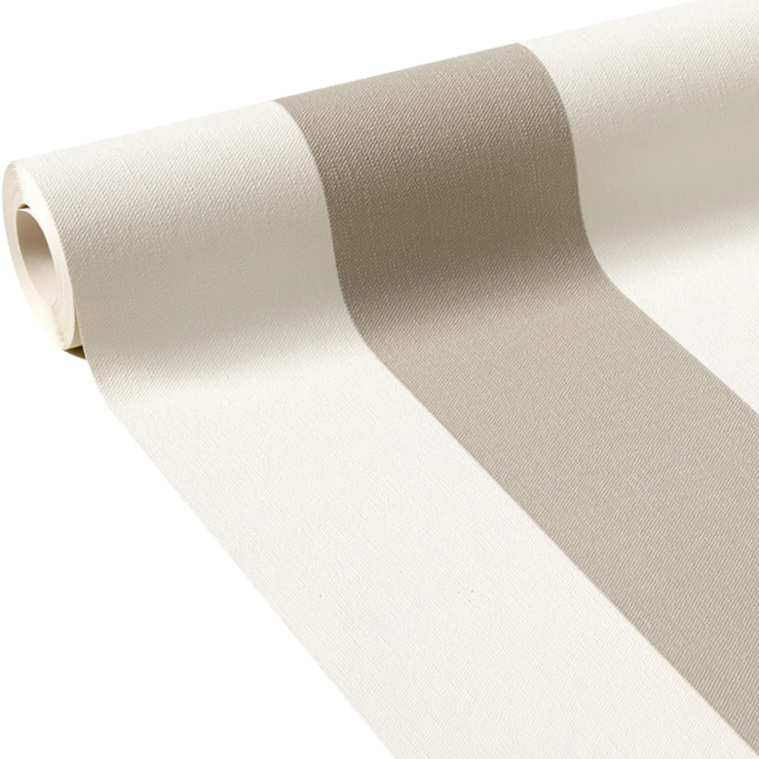 Papier peint vinyle PODIUM STRIPE coloris praline - 4MURS