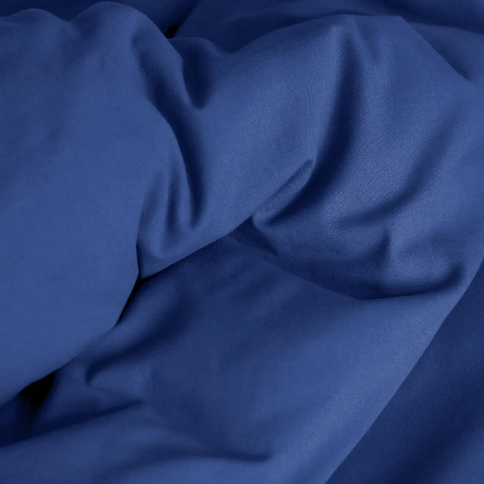 Parure de lit BLUE coloris bleu outremer 240 x 220 cm - 4MURS