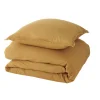 Parure de lit en coton lavé ZOHA caramel 260 x 240 cm - 4MURS