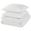Parure de lit en gaze de coton ANOKIAS blanc 240 x 220 cm - 4MURS