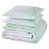 Parure de lit en percale de coton UMA bleu acqua 260 x 240 cm - 4MURS