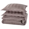 Parure de lit en satin de coton BONE gris cendré 260 x 240 cm - 4MURS