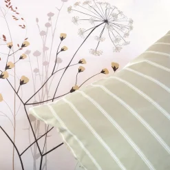 Parure de lit en toile de coton SOLIFLORE blanc 260 x 240 cm - 4MURS