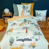 Parure de lit JUNGLE MANIA coloris multicolore 140 x 200 cm - 4MURS