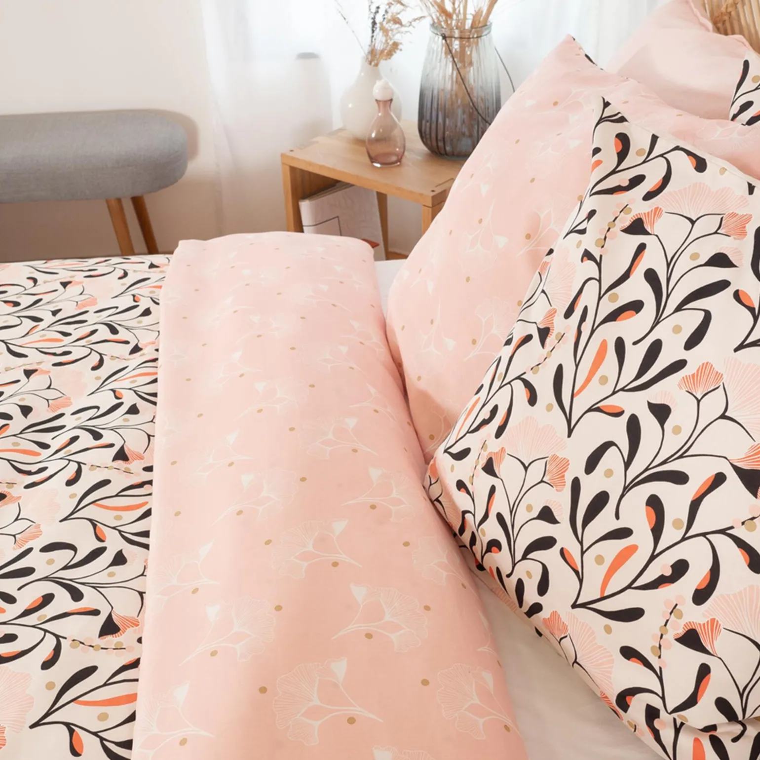 Parure de lit satin bio JOY 240 x 220 cm - 4MURS