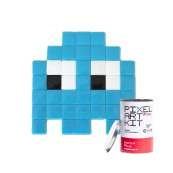 PIXEL CORNER Kit création PIXEL ART GLOOMIE(S) bleu clair - 4MURS