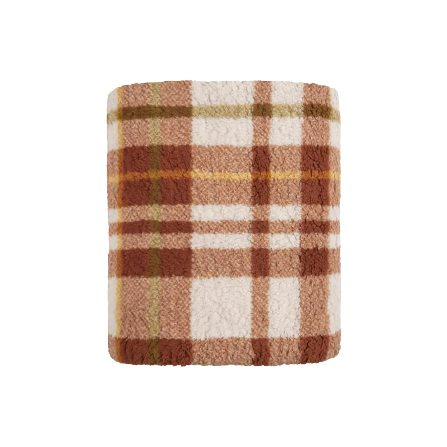 Plaid HAZEL coloris Orange tanné - 4MURS