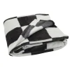 Plaid polaire LANI coloris noir/blanc - 4MURS