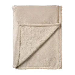 Plaid polaire TILLIE coloris sable - 4MURS