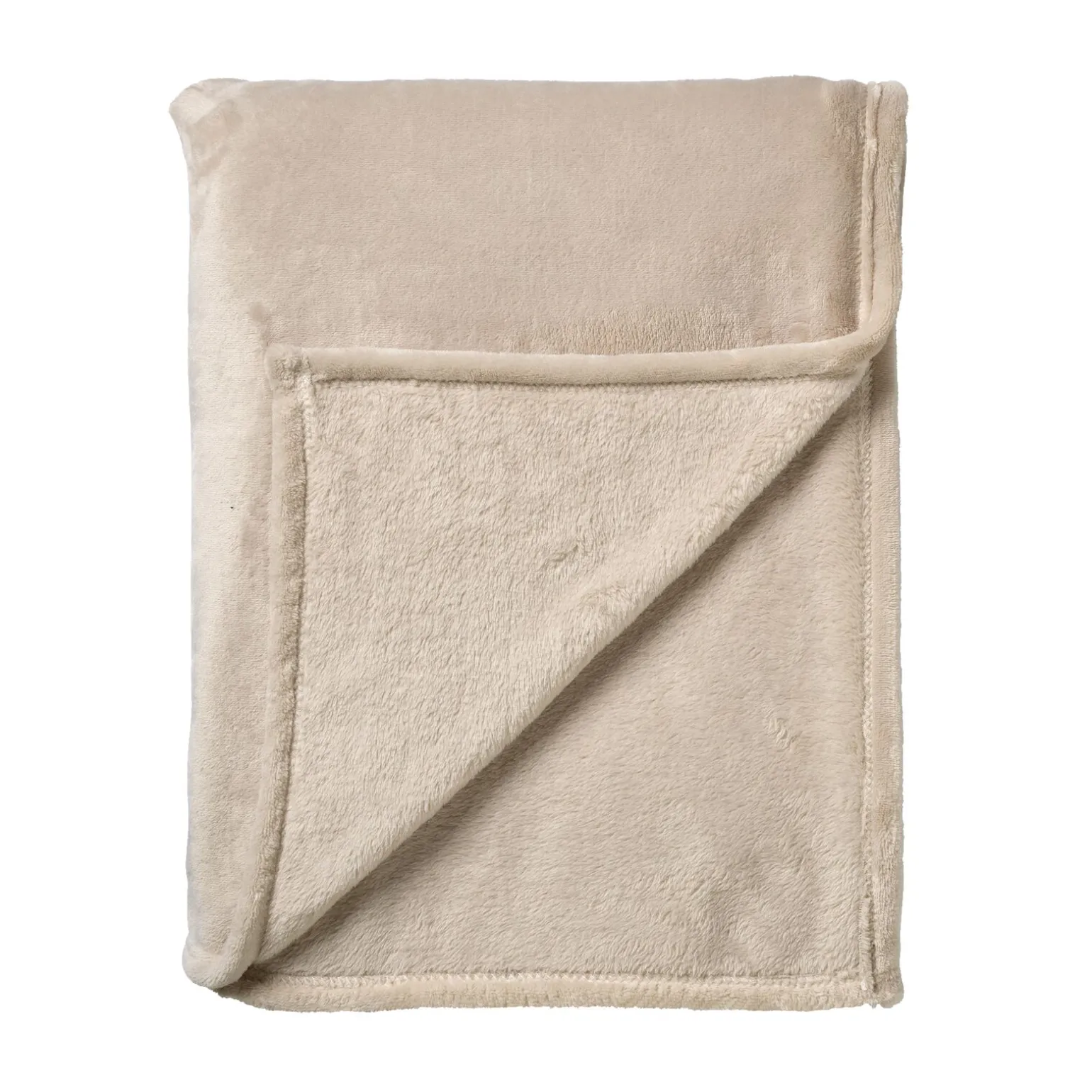 Plaid polaire TILLIE coloris sable - 4MURS