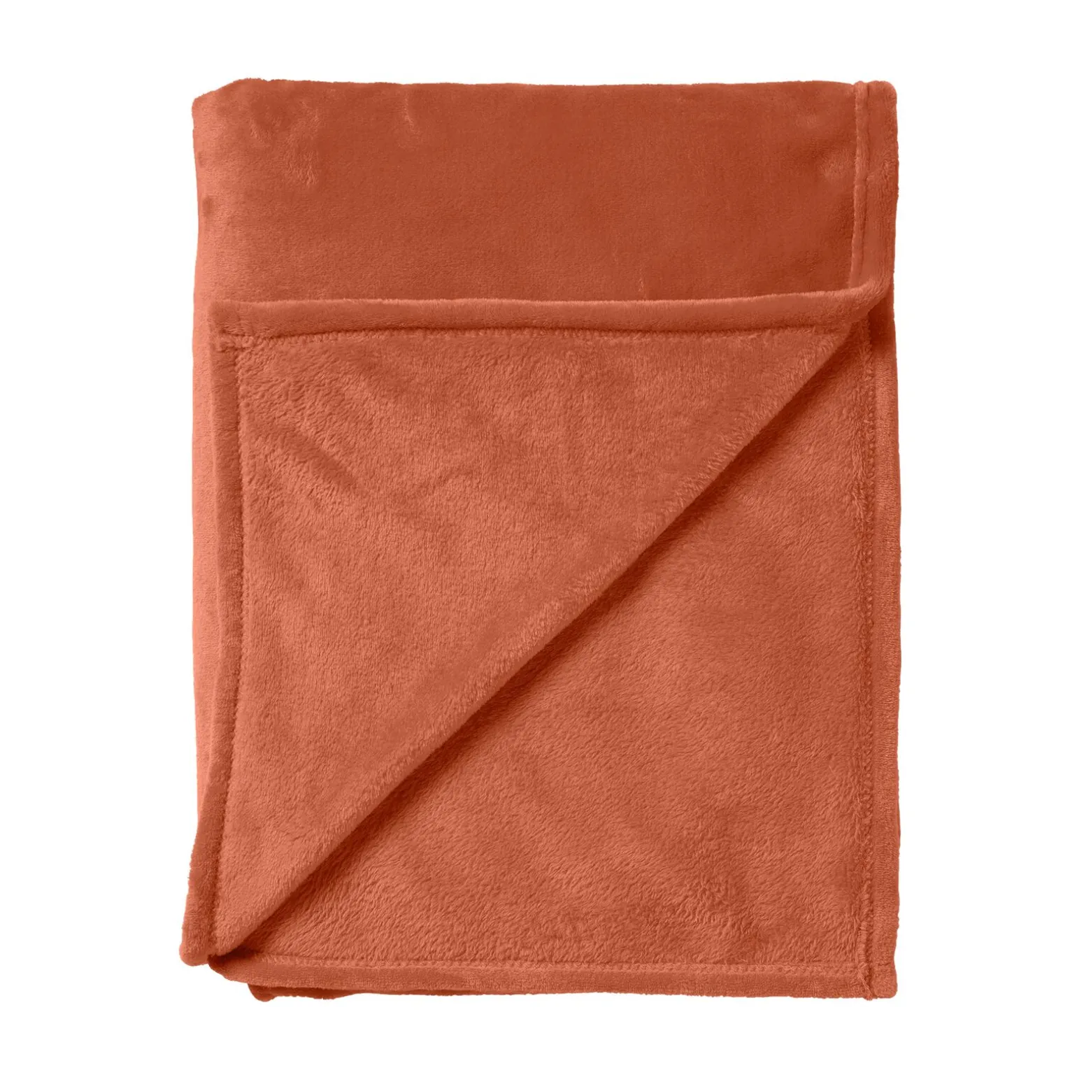 Plaid polaire TILLIE coloris ocre - 4MURS