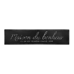 Plaque métal ALIX coloris noir - 4MURS