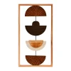 Plaque murale en bois MATAHARA coloris brun - 4MURS