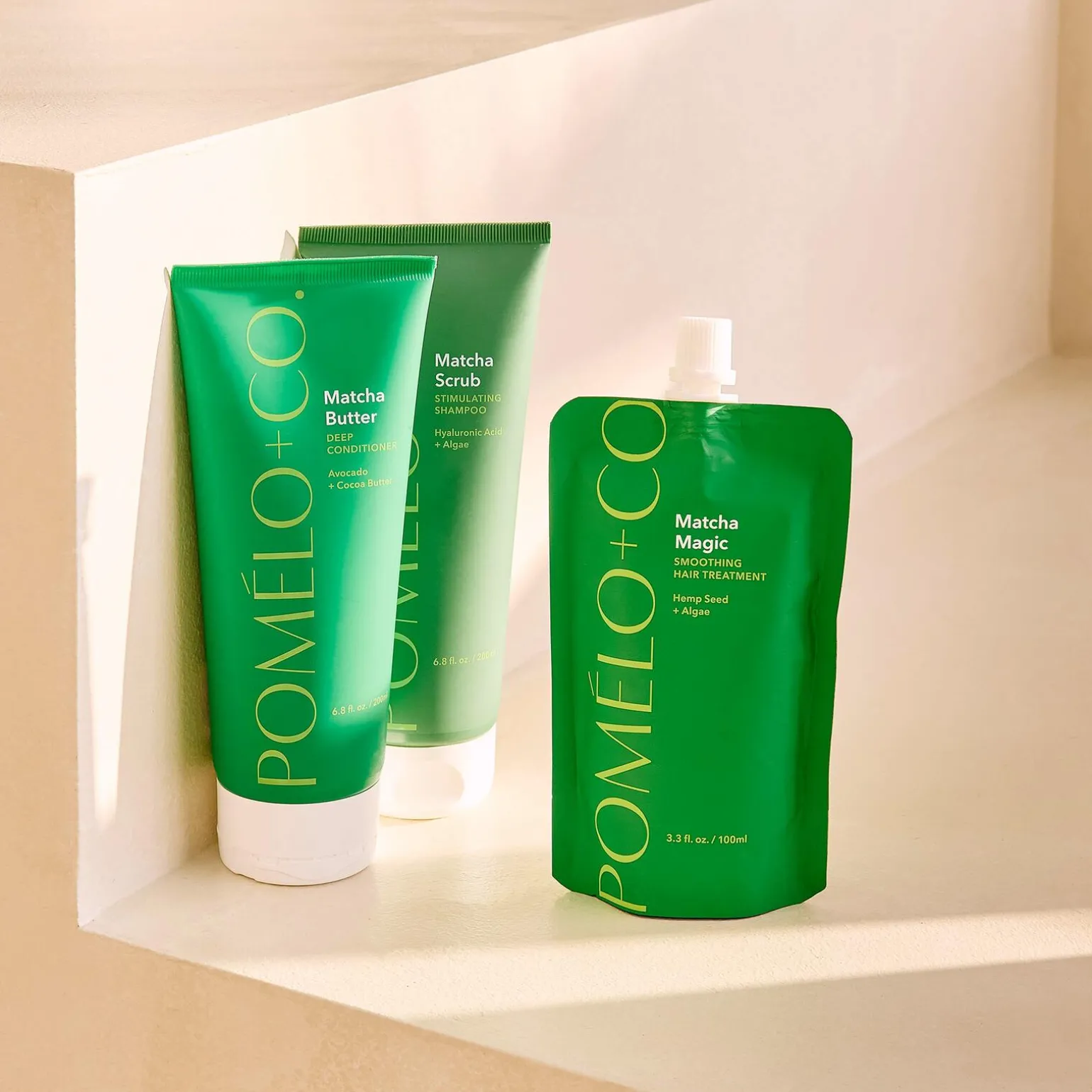 POMELO Soin cheveux MASQUE MATCHA MAGIQUE Thé vert - 4MURS