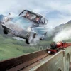 Poster extra large HARRY POTTER EN ROUTE POUR POUDLARD 300 x 280 cm