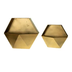 Pot suspendu SANDRO coloris or - 4MURS