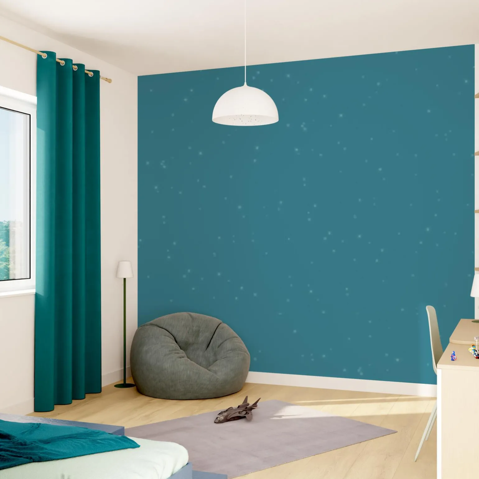 Poussière d'étoiles Peinture Peinture bleu Elnath 2 L - 4MURS