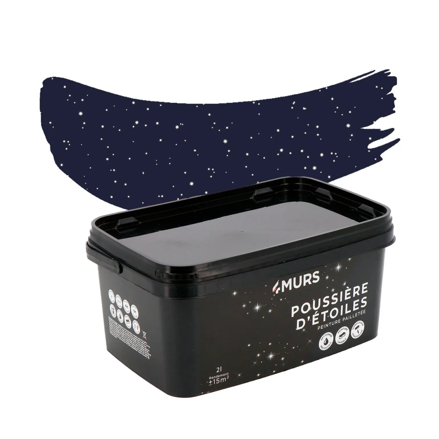 Poussière d'étoiles Peinture Peinture bleu Alcor 2 L - 4MURS