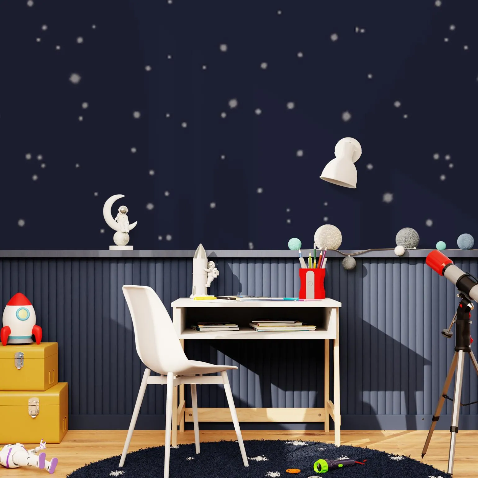 Poussière d'étoiles Peinture Peinture bleu Alcor 2 L - 4MURS