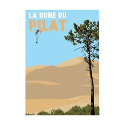 PRINTYMANIA Affiche DUNE DU PILAT 30 x 40 cm - 4MURS