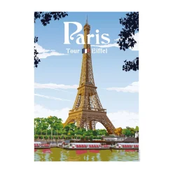 PRINTYMANIA Affiche PARIS 30 x 40 cm - 4MURS