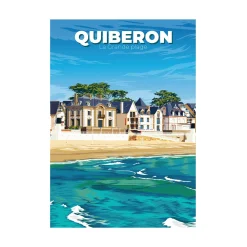 PRINTYMANIA Affiche QUIBERON 30 x 40 cm - 4MURS