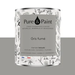 Pure and Paint Peinture Peinture gris fumé - 4MURS