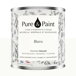 Pure and Paint Peinture Peinture blanc 0,5 L - 4MURS
