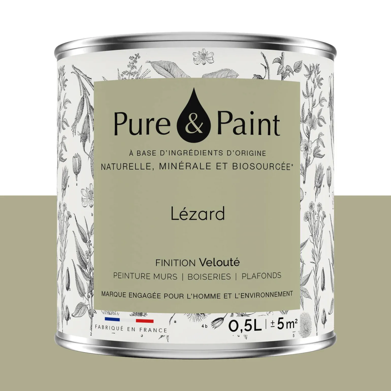 Pure and Paint Peinture Peinture LÉZARD 0,5 L - 4MURS