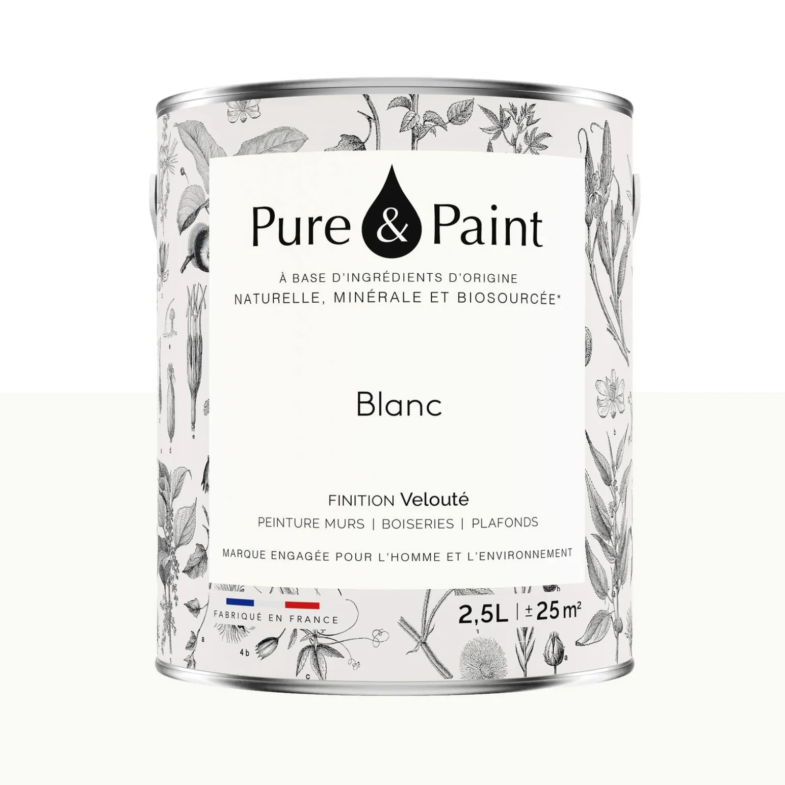 Pure and Paint Peinture Peinture blanc 2,5 L - 4MURS