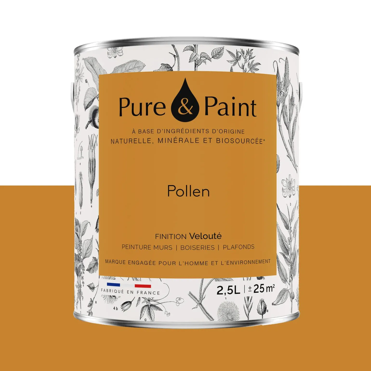 Pure and Paint Peinture Peinture pollen 2,5 L - 4MURS