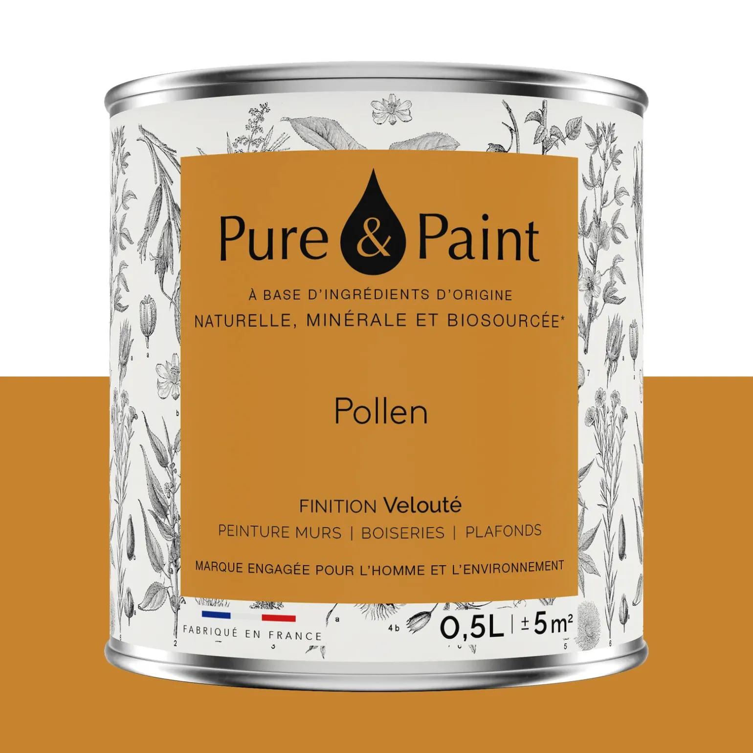 Pure and Paint Peinture Peinture pollen 0,5 L - 4MURS