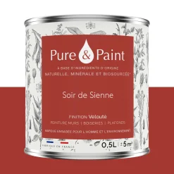 Pure and Paint Peinture Peinture Soir de Sienne 0,5 L - 4MURS