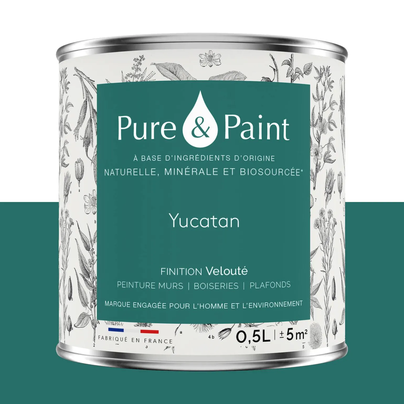 Pure and Paint Peinture Peinture Yucatan 0,5 L - 4MURS
