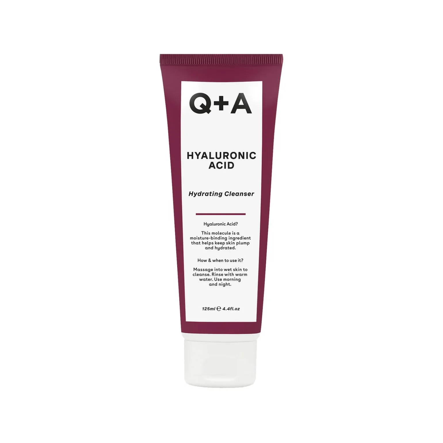 Q+A Soin visage GEL NETTOYANT ACIDE HYALURONIQUE - 4MURS