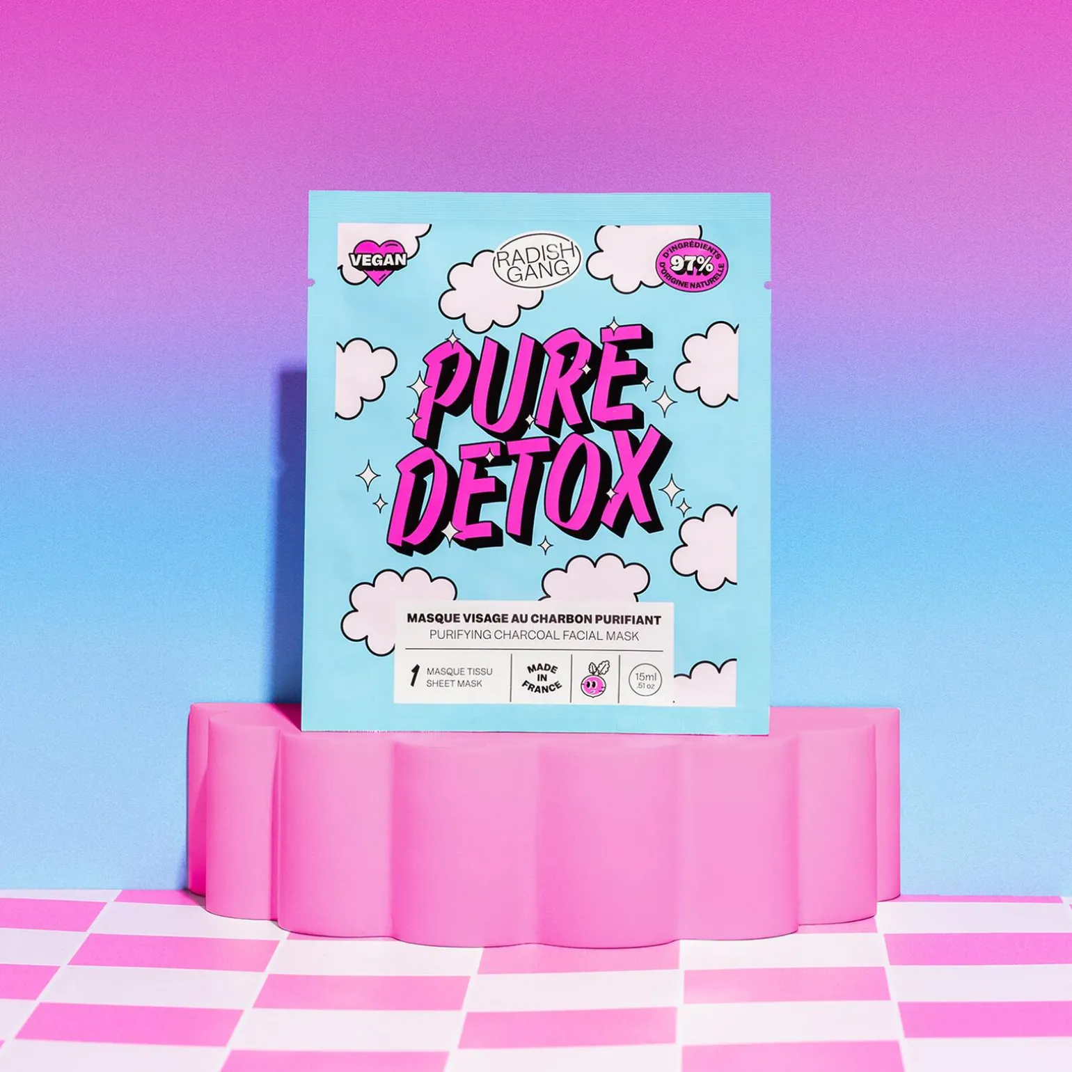 RADISH GANG Masque PURE DETOX - 4MURS