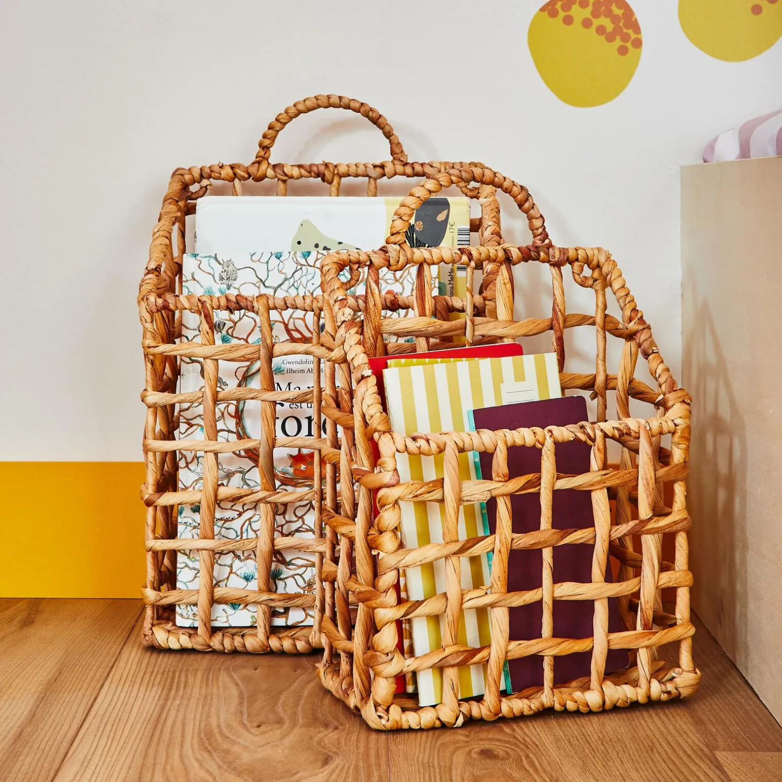 Rangement mural ULYSSE coloris bois - 4MURS