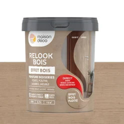 Relook bois effet bois Peinture Peinture bois flotté Satiné 0,75 L