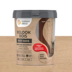 Relook bois effet bois Peinture Peinture bois naturel Satiné 0,75 L